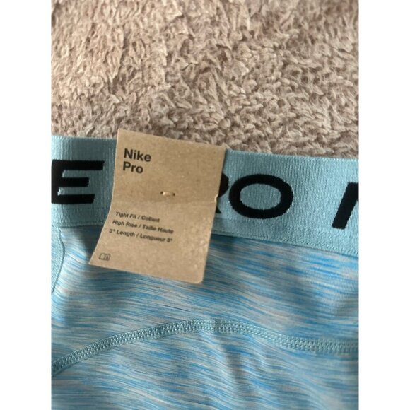 Nike Women's Pro 3" Space Dye Dri-Fit Compression Shorts Size S HJ6348-464 New - Picture 10 of 10